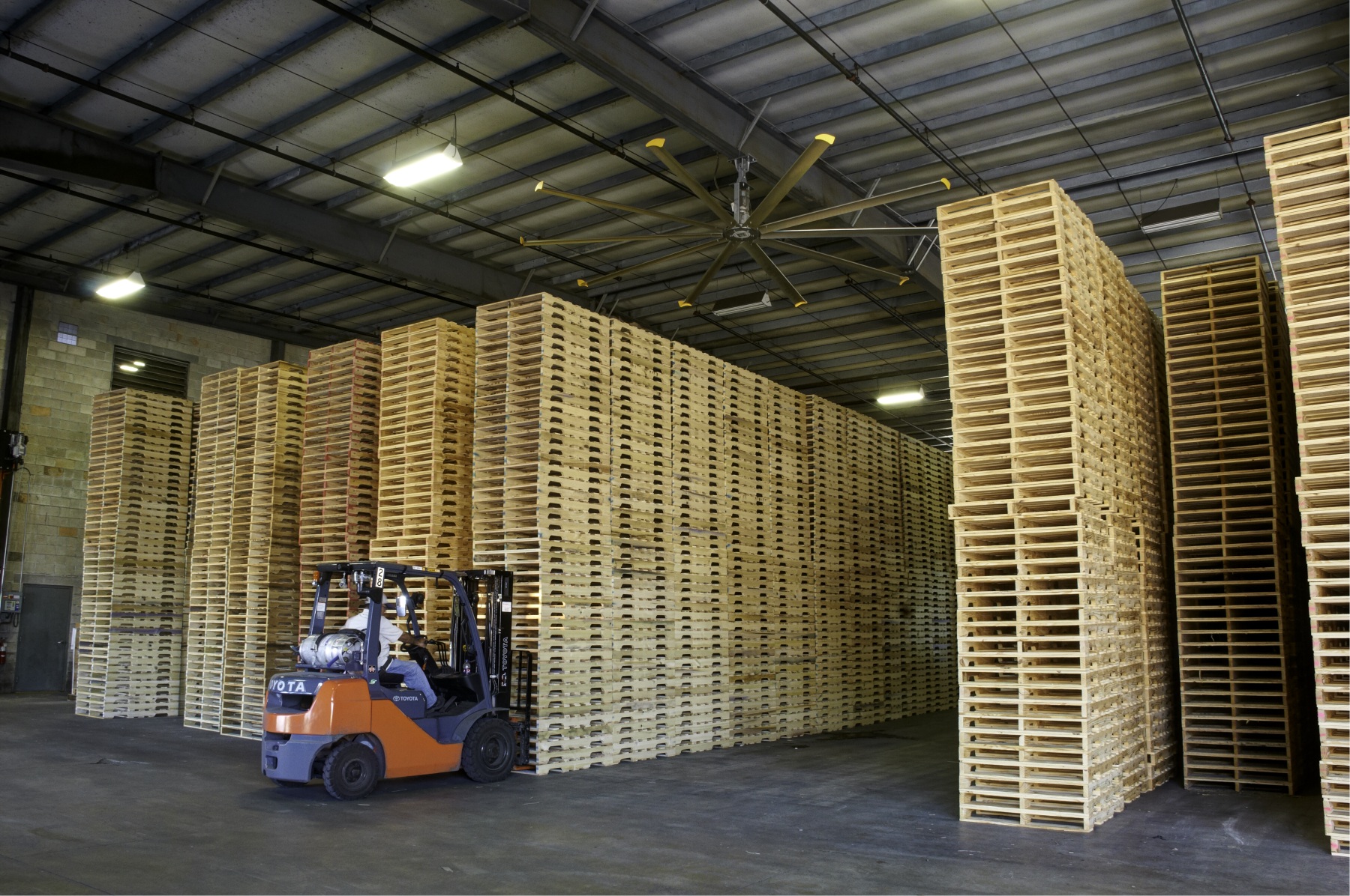 Stacked Pallets